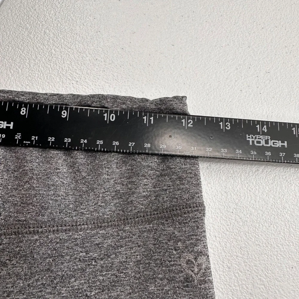 Justice Girls‎ Gray Leggings Size 12 Polyester & Spandex Youth Athletic Stretch